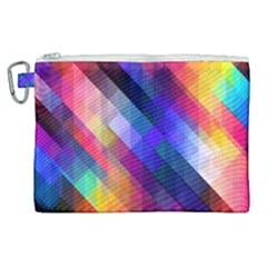 Abstract Background Colorful Pattern Canvas Cosmetic Bag (xl) by Bajindul