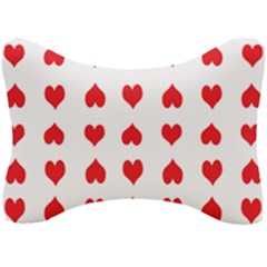 Heart Red Love Valentines Day Seat Head Rest Cushion by Bajindul