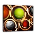 Sport Ball Tennis Golf Football Deluxe Canvas 24  x 20  (Stretched) View1