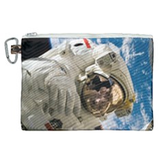 Astronaut Space Shuttle Discovery Canvas Cosmetic Bag (xl) by Pakrebo