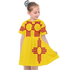 New Mexico Flag Kids  Sailor Dress by FlagGallery