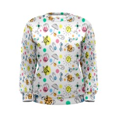Summer Pattern Design Colorful Women s Sweatshirt by Pakrebo