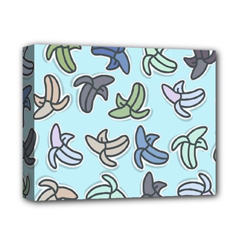 Bananas Repetition Repeat Pattern Deluxe Canvas 14  X 11  (stretched) by Pakrebo