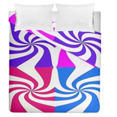 Candy Cane Duvet Cover Double Side (queen Size) by Alisyart
