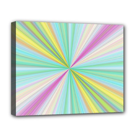 Background Burst Abstract Color Deluxe Canvas 20  X 16  (stretched) by HermanTelo