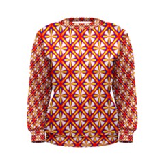 Hexagon Polygon Colorful Prismatic Women s Sweatshirt by HermanTelo