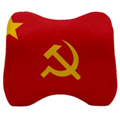 Flag Of Chinese Workers  And Peasants  Red Army, 1934-1937 Velour Head Support Cushion by abbeyz71