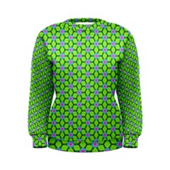 Pattern Green Women s Sweatshirt by Mariart