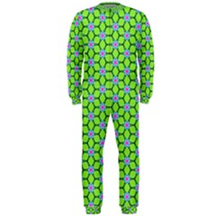 Pattern Green Onepiece Jumpsuit (men)  by Mariart