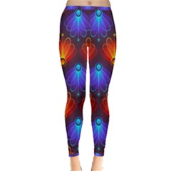 Background Colorful Abstract Inside Out Leggings by Simbadda