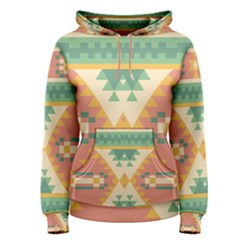Shapes In Pastel Colors                     Women s Pullover Hoodie by LalyLauraFLM
