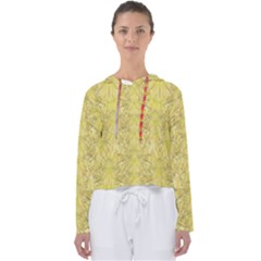 Flowers Decorative Ornate Color Yellow Women s Slouchy Sweat by pepitasart