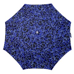 Texture Structure Electric Blue Straight Umbrellas by Alisyart