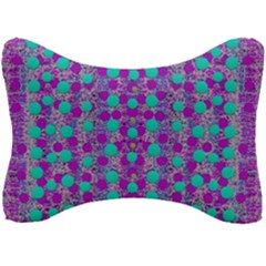 Happy Days Of Free  Polka Dots Decorative Seat Head Rest Cushion by pepitasart