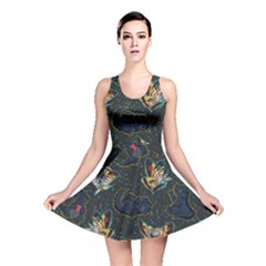 King And Queen  Reversible Skater Dress by Mezalola