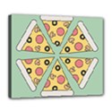 Pizza Slice Food Italian Deluxe Canvas 24  x 20  (Stretched) View1