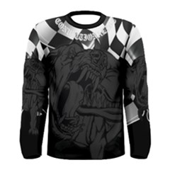 Combat76 Black Pits In The Backyard Men s Long Sleeve Tee by Combat76hornets