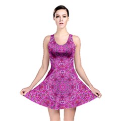Flowering And Blooming To Bring Happiness Reversible Skater Dress by pepitasart