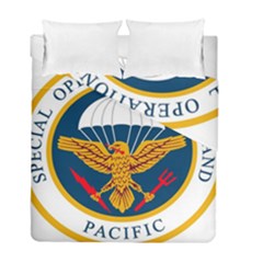 Seal Of Special Operations Command Pacific Duvet Cover Double Side (full/ Double Size) by abbeyz71