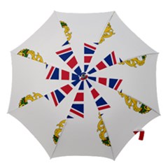 Flag Of The British Antarctic Territory Hook Handle Umbrellas (large) by abbeyz71