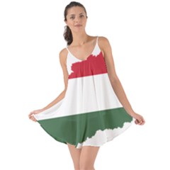 Hungary Country Europe Flag Love The Sun Cover Up by Sapixe