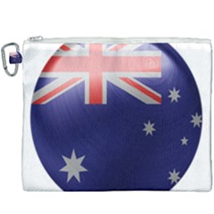 Australia Flag Country National Canvas Cosmetic Bag (xxxl) by Sapixe