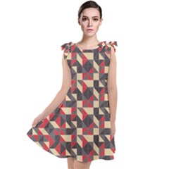 Pattern Textiles Tie Up Tunic Dress by HermanTelo
