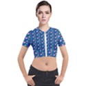 Memphis Pattern Short Sleeve Cropped Jacket View1