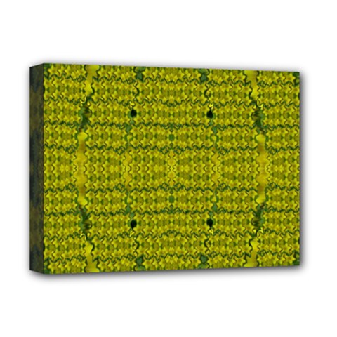Flowers In Yellow For Love Of The Decorative Deluxe Canvas 16  X 12  (stretched)  by pepitasart