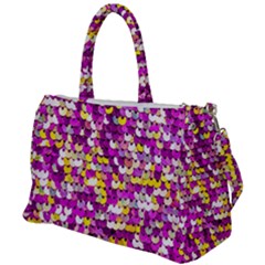 Funky Sequins Duffel Travel Bag by essentialimage