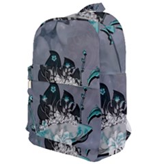 Sport, Surfboard With Flowers And Fish Classic Backpack by FantasyWorld7