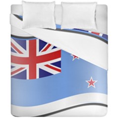 Waving Proposed Flag Of The Ross Dependency Duvet Cover Double Side (california King Size) by abbeyz71