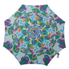 Pattern Hotdogtrap Hook Handle Umbrellas (small) by Sudhe