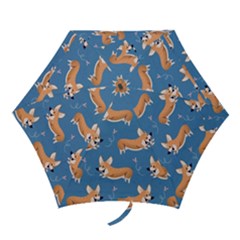 Corgi Patterns Mini Folding Umbrellas by Sudhe