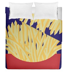 French Fries Potato Snacks Food Duvet Cover Double Side (queen Size) by Simbadda