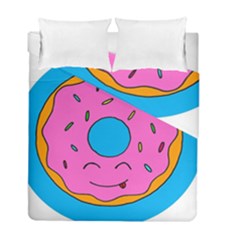 Donut Doughnut Dessert Clip Art Duvet Cover Double Side (full/ Double Size) by Simbadda