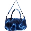 Lightning Electricity Pattern Blue Removal Strap Handbag View2
