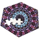 Kaleidoscope Shape Abstract Design Wooden Puzzle Hexagon View3