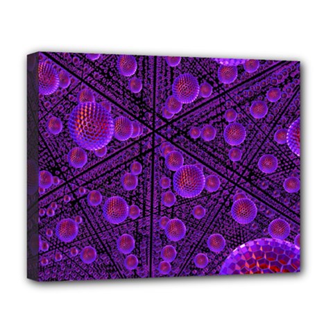 Spheres Combs Structure Regulation Deluxe Canvas 20  X 16  (stretched) by Simbadda