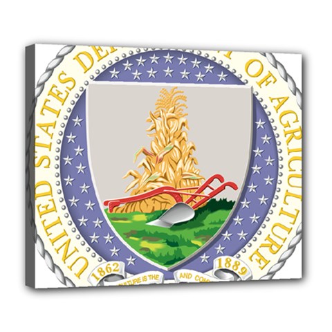 Seal Of United States Department Of Agriculture Deluxe Canvas 24  X 20  (stretched) by abbeyz71