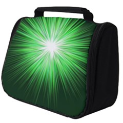 Green Blast Background Full Print Travel Pouch (big) by Mariart