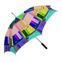 Glitch Art Abstract Straight Umbrellas View2