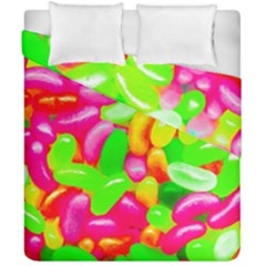 Vibrant Jelly Bean Candy Duvet Cover Double Side (california King Size) by essentialimage