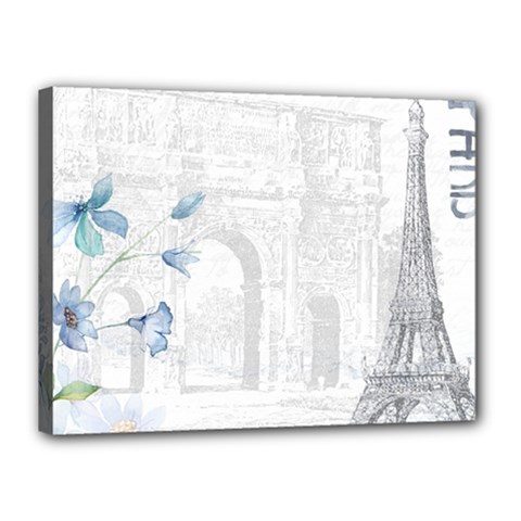 French 1047909 1280 Canvas 16  X 12  (stretched) by vintage2030