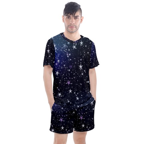 Star 67044 960 720 Men s Mesh Tee And Shorts Set by vintage2030