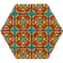 Seamless Wooden Puzzle Hexagon View1