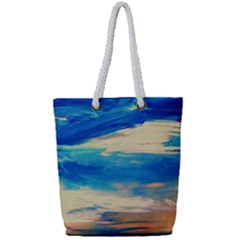 Skydiving 1 1 Full Print Rope Handle Tote (small) by bestdesignintheworld