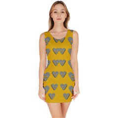 Butterfly Cartoons In Hearts Bodycon Dress by pepitasart