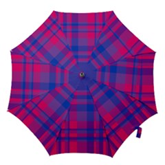 Bisexualplaid Hook Handle Umbrellas (small) by NanaLeonti