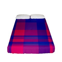Bisexualplaid Fitted Sheet (full/ Double Size) by NanaLeonti